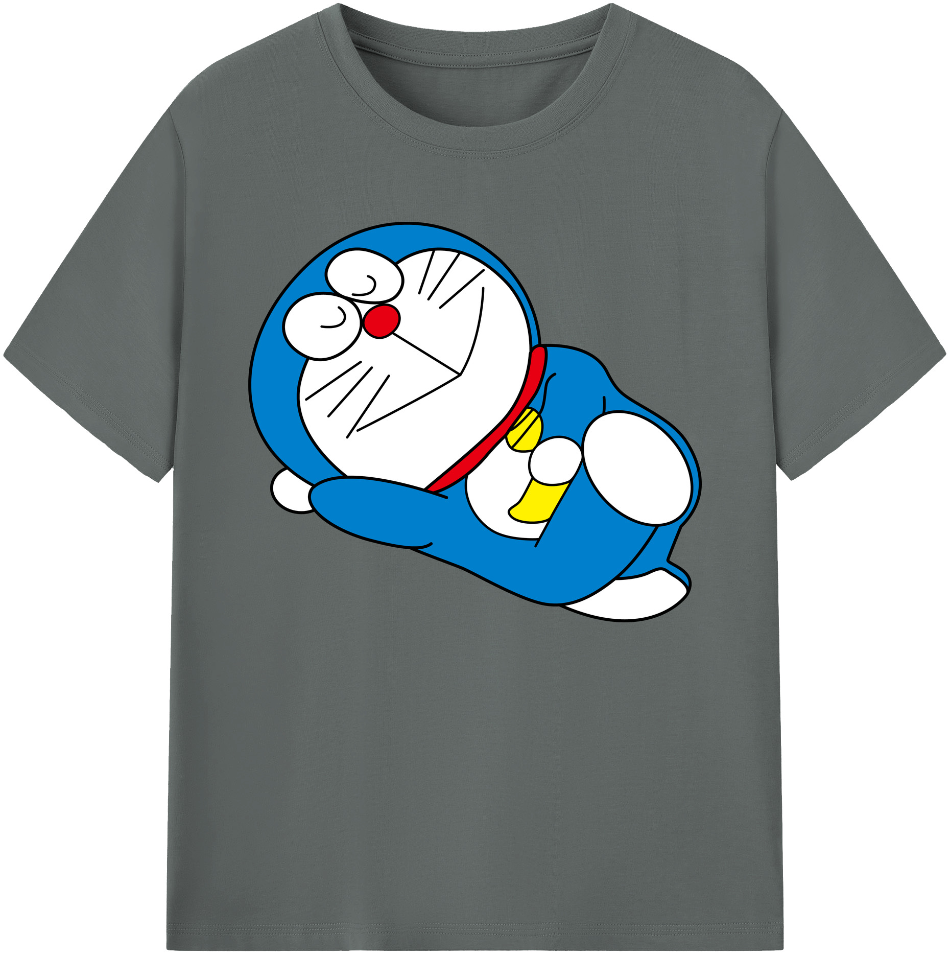 （画像用） ドラえもん Doraemon 綿100％ メンズ半袖Tシャツ｜肌触りやわらか＆通気性